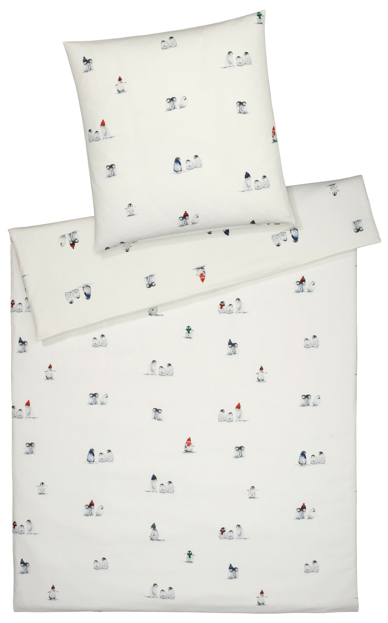 kuschelige Flanell Bettwäsche "Pinguin"