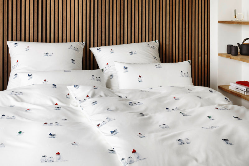 kuschelige Flanell Bettwäsche "Pinguin"