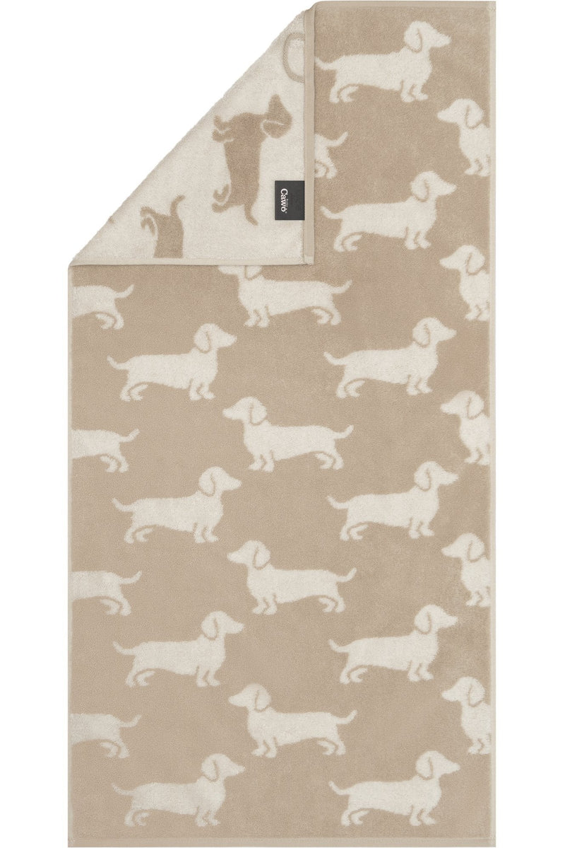 Handtücher "We love Dogs" beige