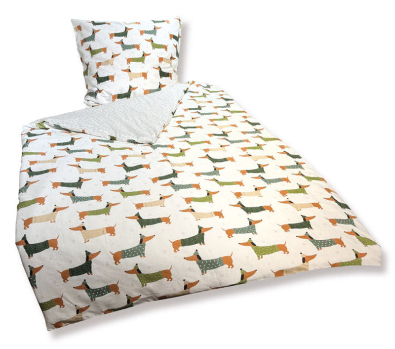 Satinbettwäsche Dackel